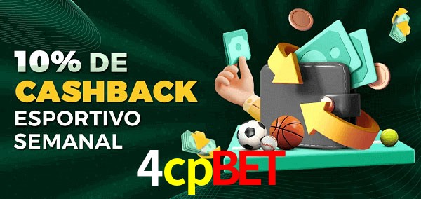10% de bônus de cashback na 4cpbet
